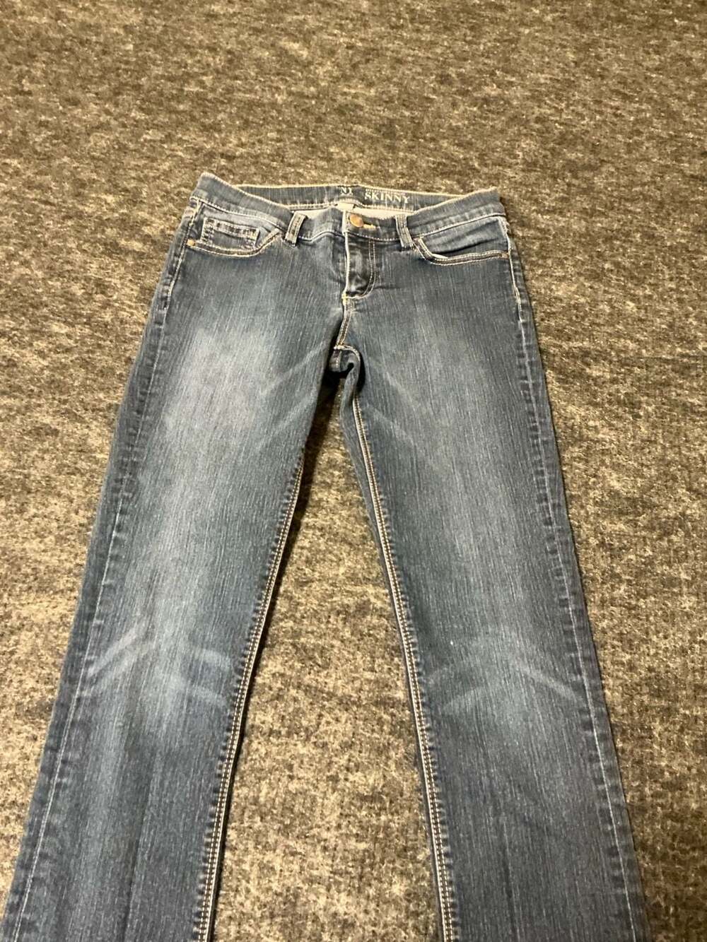 NY & C NY&C Skinny Jeans Womens Size 4 Petite Lower Waist Blue Stretch Denim
